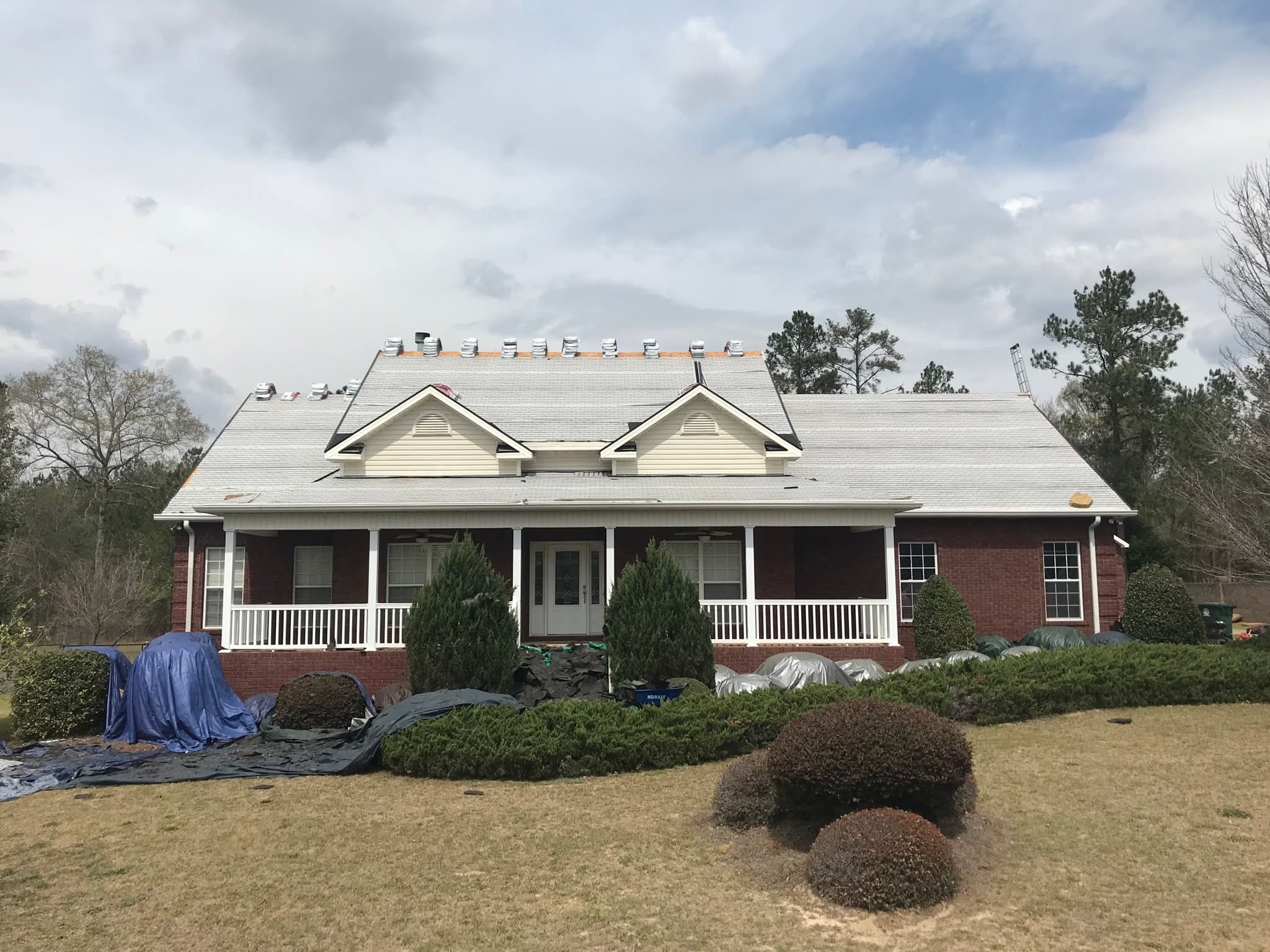 Shingle Installation In Progress